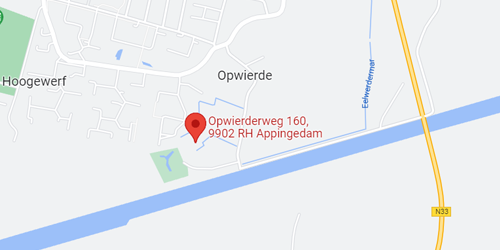 route naar Appingedam