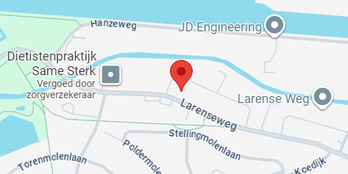 route naar Hoogeveen